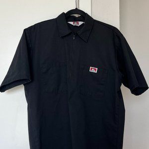 Ben Davis Short Sleeve Half Zip Shirt